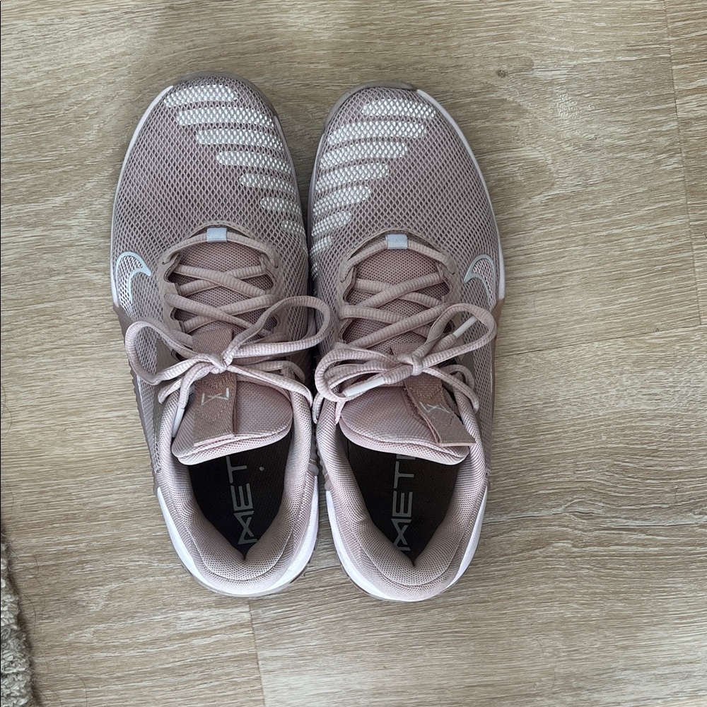 Women's Pink Nike Metcon Athletic Shoes